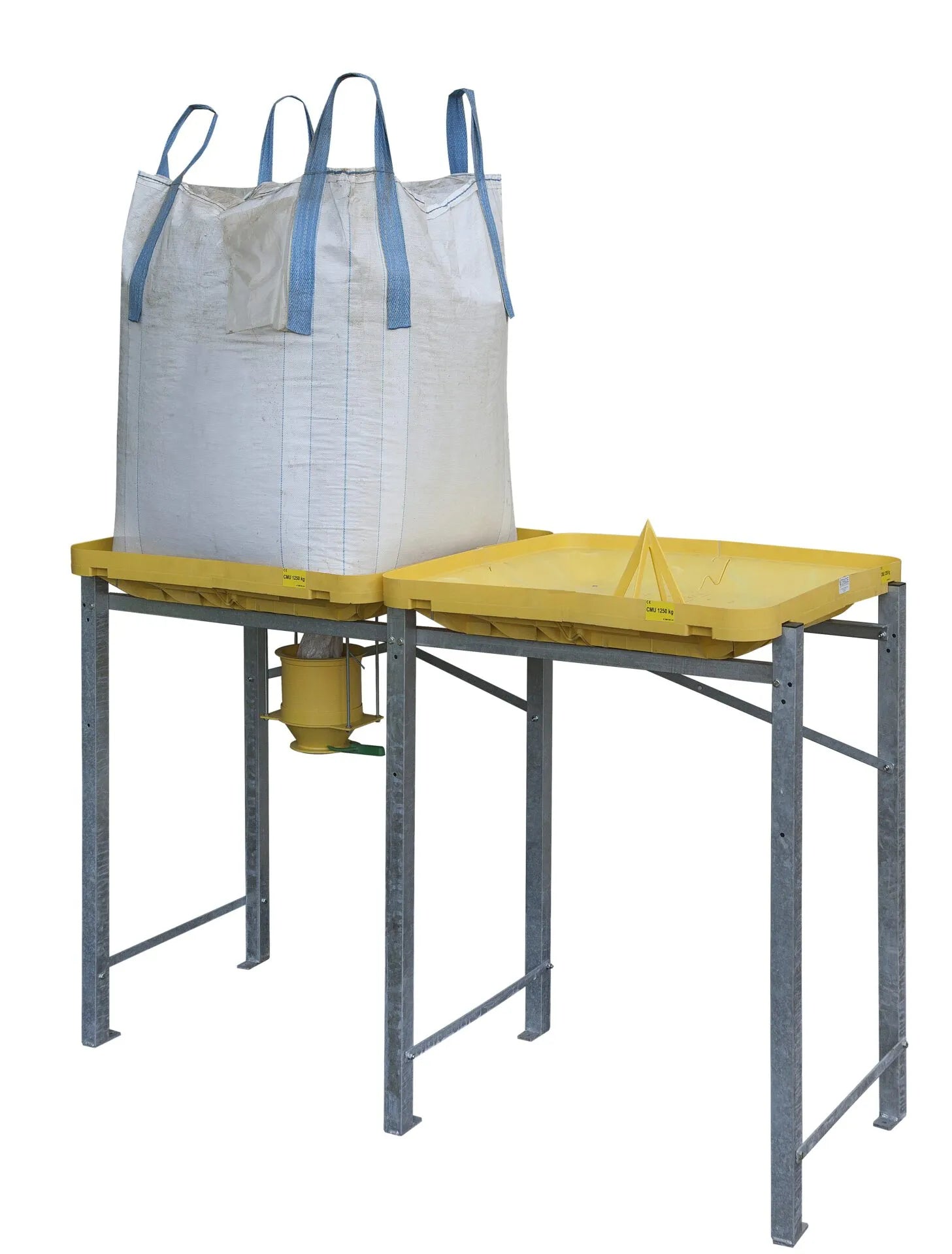 Modulo bigbag losstation; aanbouw